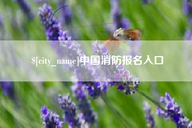 温岭中国消防报名入口