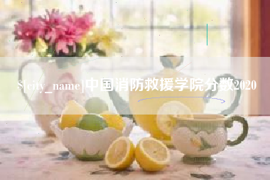 温岭中国消防救援学院分数2020