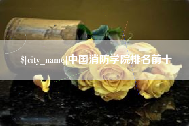 温岭中国消防学院排名前十