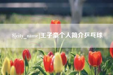 温岭王子豪个人简介乒乓球
