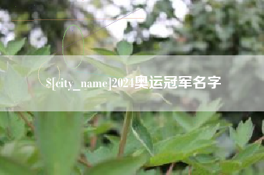 温岭2024奥运冠军名字