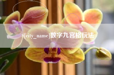 温岭数字九宫格玩法