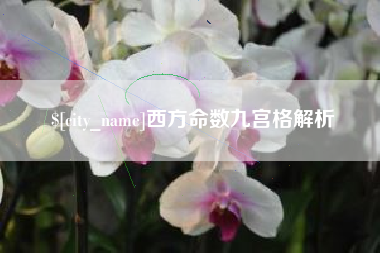温岭西方命数九宫格解析