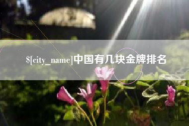 温岭中国有几块金牌排名