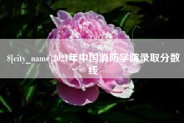 温岭2021年中国消防学院录取分数线