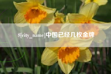 温岭中国已经几枚金牌