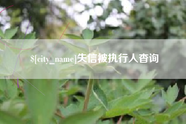温岭失信被执行人杳询