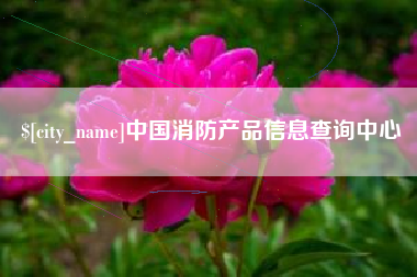 温岭中国消防产品信息查询中心