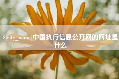 温岭中国执行信息公开网的网址是什么