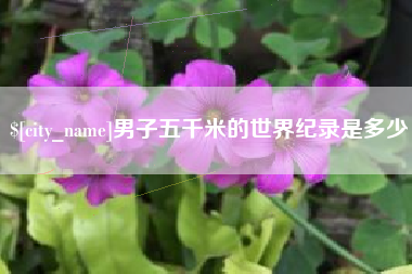 温岭男子五千米的世界纪录是多少
