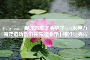 温岭哈尔滨亚冬会男子5000米接力-需要运动员们在高速滑行中精准地完成