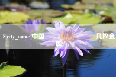 温岭中国🇨🇳几枚金牌