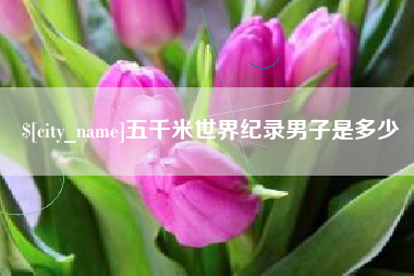 温岭五千米世界纪录男子是多少