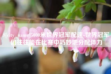 温岭5000米世界冠军配速-世界冠军们往往能在比赛中巧妙地分配体力