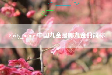 温岭中国九金是哪九金的简称