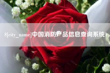 温岭中国消防产品信息查询系统1