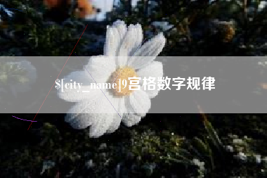 温岭9宫格数字规律
