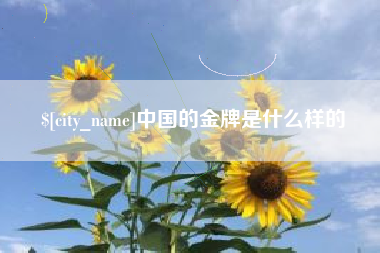 温岭中国的金牌是什么样的